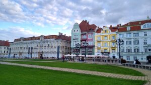 Auf der Piața Unirii in Timișoara