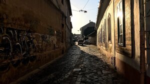 In der Altstadt von Cluj-Napoca