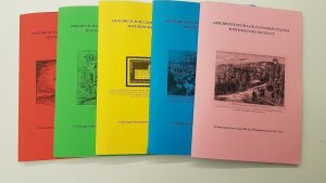 Verschiedene Vorlesungsverzeichnisse des Instituts