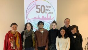 Teilnehmende des Forschungskolloquiums "50 Jahre DaF/Z in Jena"