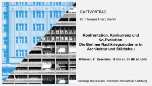 Gastvortrag Dr. Thomas Flierl am 11.12.2024