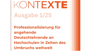 Titelblatt der 5. Ausgabe von Kontexte