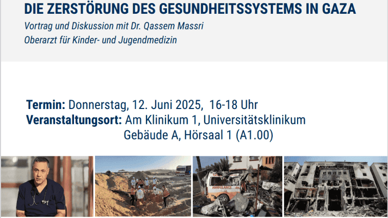 Vortrag und Diskussion mit Dr. Qassem Massri, Oberarzt für Kinder- und Jugendmedizin