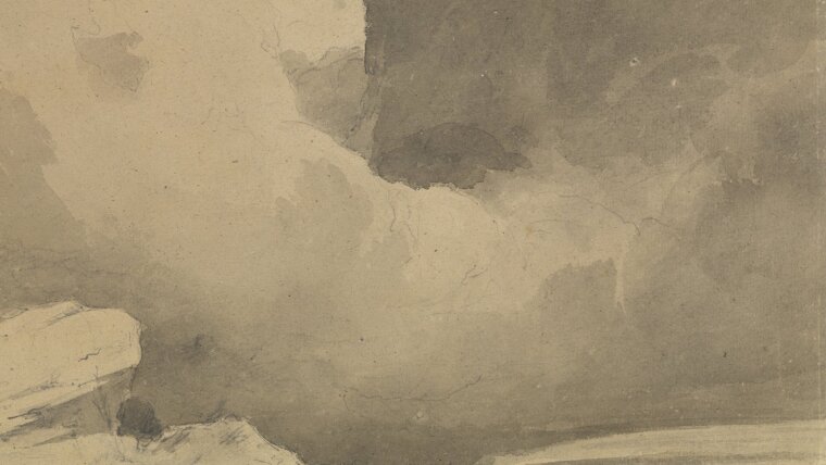Thomas Girtin, A Subject from Ossian, ca. 1800