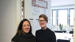 Yolanda López García y Sophia Pianowski en  la FSU