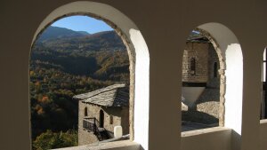Galičnik in the Mavrovo national park (North Makedonia).