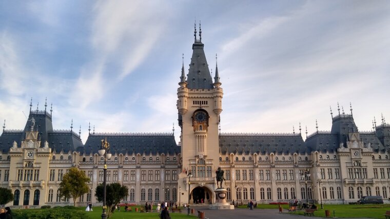 The Palace of Culture in Iași.