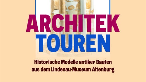Plakatausschnitt der Ausstellung "ArchitekTOUREN"