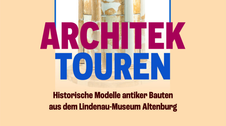 Plakatausschnitt der Ausstellung "ArchitekTOUREN"