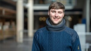 Das Bild zeigt den IWK-Studierenden Darragh Donnellan