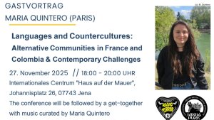 Plakat für Veranstaltung