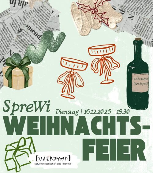 Infos zur Weihnachtsfeier der Sprechwissenschaft 2025