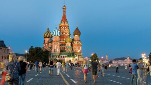 Basilius-Kathedrale auf dem Roten Platz in Moskau