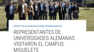 Reunión de representantes gubernamentales del Estado Libre de Turingia, la FSU Jena y la UNSAM