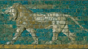 MMA 31.13.1 Wandbild aus glasierten Ziegeln, Babylon