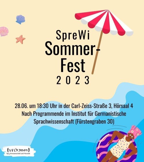 Ank&uuml;ndigung und Informationen zum Sommerfest der Sprechwissenschaft