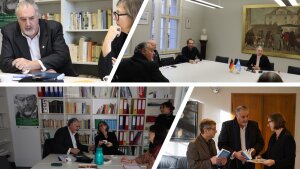 Prof. CPN Alfredo Lazzeretti, Prof. Dr. Walter Rosenthal, Prof. Dr Claudia Hammerschmidt, Dr. Claudia Hillinger y Dr. Dr. Claudia Tomadoni