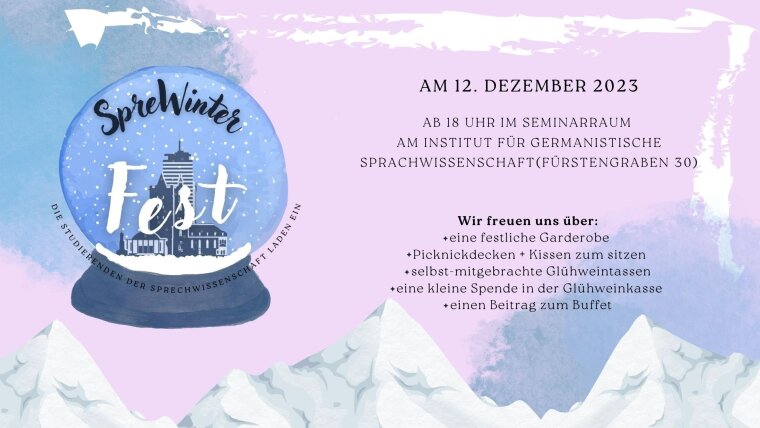 Ankündigung Winterfest