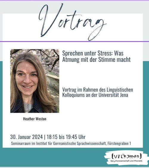 Ank&uuml;ndigung eines Vortrags
