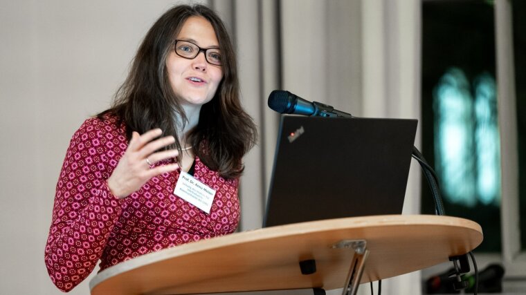 Anna Meiser bei der Vergabefeier 2022