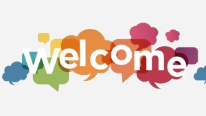 Welcome Schriftzug