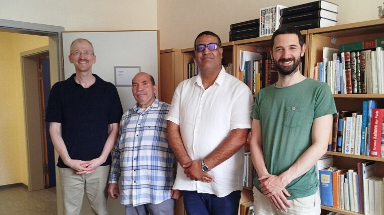 Gruppenfoto zum Besuch von Dr. Anis Ben Amor