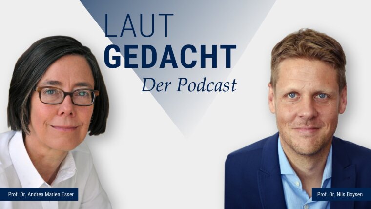 Prof. Esser und Prof. Boysen