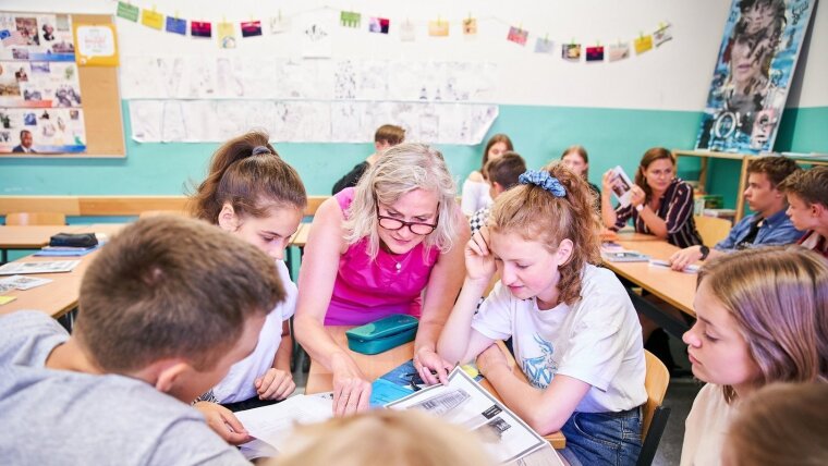 Schülerinnen und Schüler des Ratsgymnasiums Erfurt
