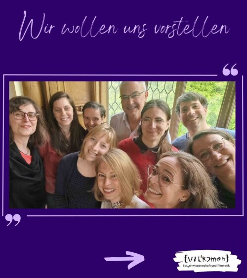 Gruppenfoto der MitarbeiterInnen der Professur für Sprechwissenschaft und Phonetik