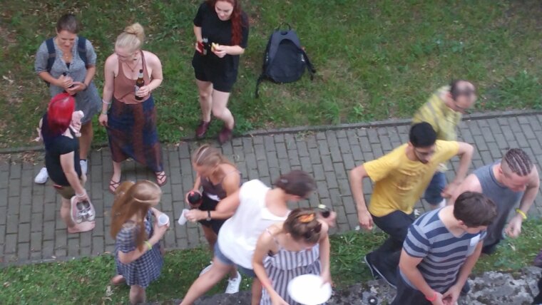 Menschen von oben