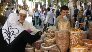 Markt in Damaskus, Syrien