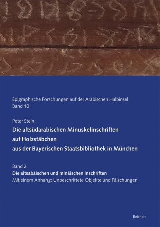 Cover der Monographie "Die altsüdarabischen Minuskelinschriften"