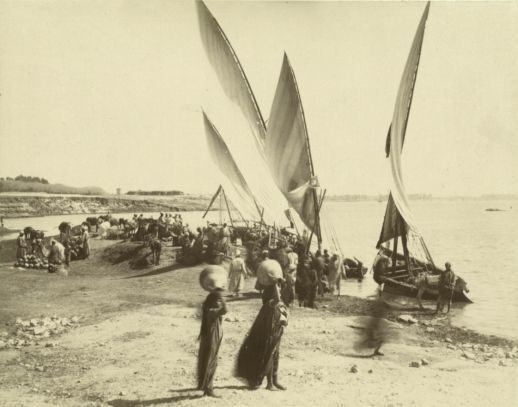 Zangaki: Ägypten, Elephantine, vor 1890, signiert und beschriftet: