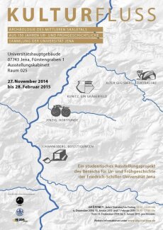 Ausstellungsplakat „Kulturfluss“