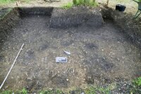 Grundriss eines Pfostengebäudes auf der Nordterrasse, 2016