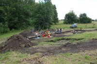Arbeitsfoto während der Grabungskampagne 2007