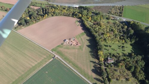 Luftaufnahme vom Veitsberg 2012