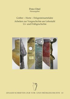 Band 10: Peter Ettel (Hrsg.), Gräber – Horte – Felsgesteinartefakte Arbeiten zur Vorgeschichte am Lehrstuhl Ur- und Frühgeschichte (Jena & Langenweißbach 2020). ISBN 978-3-95741-149-5; Preis:29,50 €