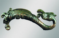 Maskenfibel aus Ostheim v. d. Rhön, Lkr. Rhön-Grabfeld