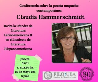 Claudia Hammerschmidt en la UBA