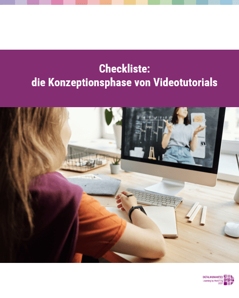 Checkliste Konzeptionsphase Videotutorials