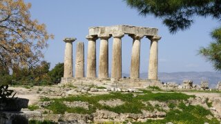 Archaic Temple of Apollo in Corinth
