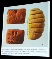 The origins of cuneiform tablets is to be found in counters