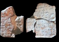 a bilingual tablet from the Parthian Period (cuneiform/Greek)