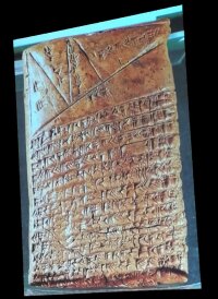 Even trigonometric discourses found their way onto cuneiform tablets