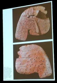 This hepatic modell of sheep served as a guideline for provoked omens