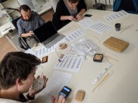 Original ancient objects, 3D models, styluses and moist clay
