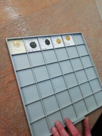 Josef Jeschke brought a small selection of coins of the Oriental Numismatic Collection Jena with him to the lecture