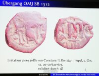 Next step: Imitation of Byzantin Coins with Arabic validation