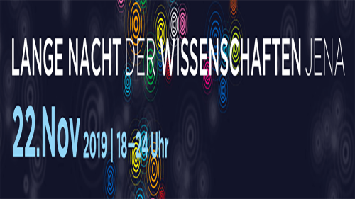 Lange Nacht der Wissenschaften Jena, 22. November, 18 – 24 Uhr